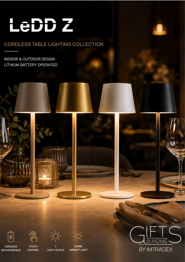 Cover of the LeDD Z Cordless Table Lighting 2026 catalog