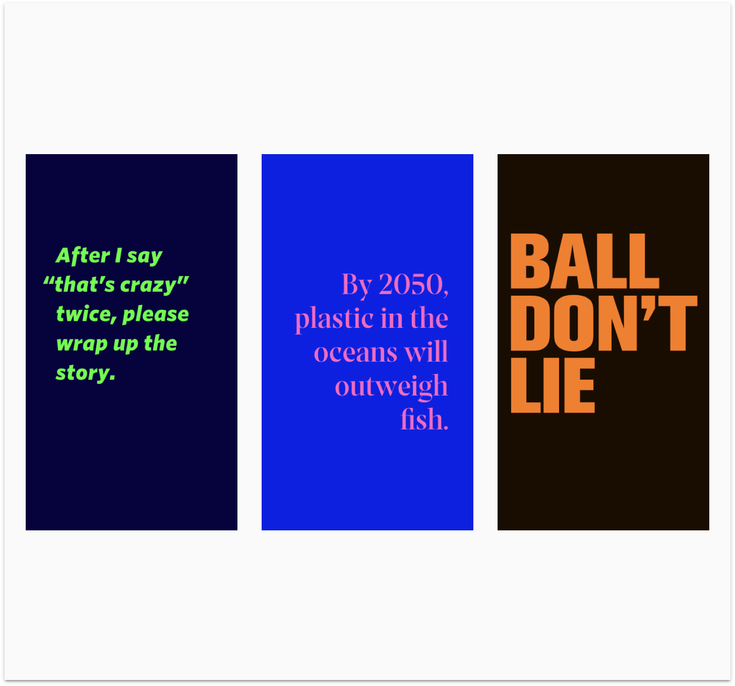 Examples from 5minquotes project