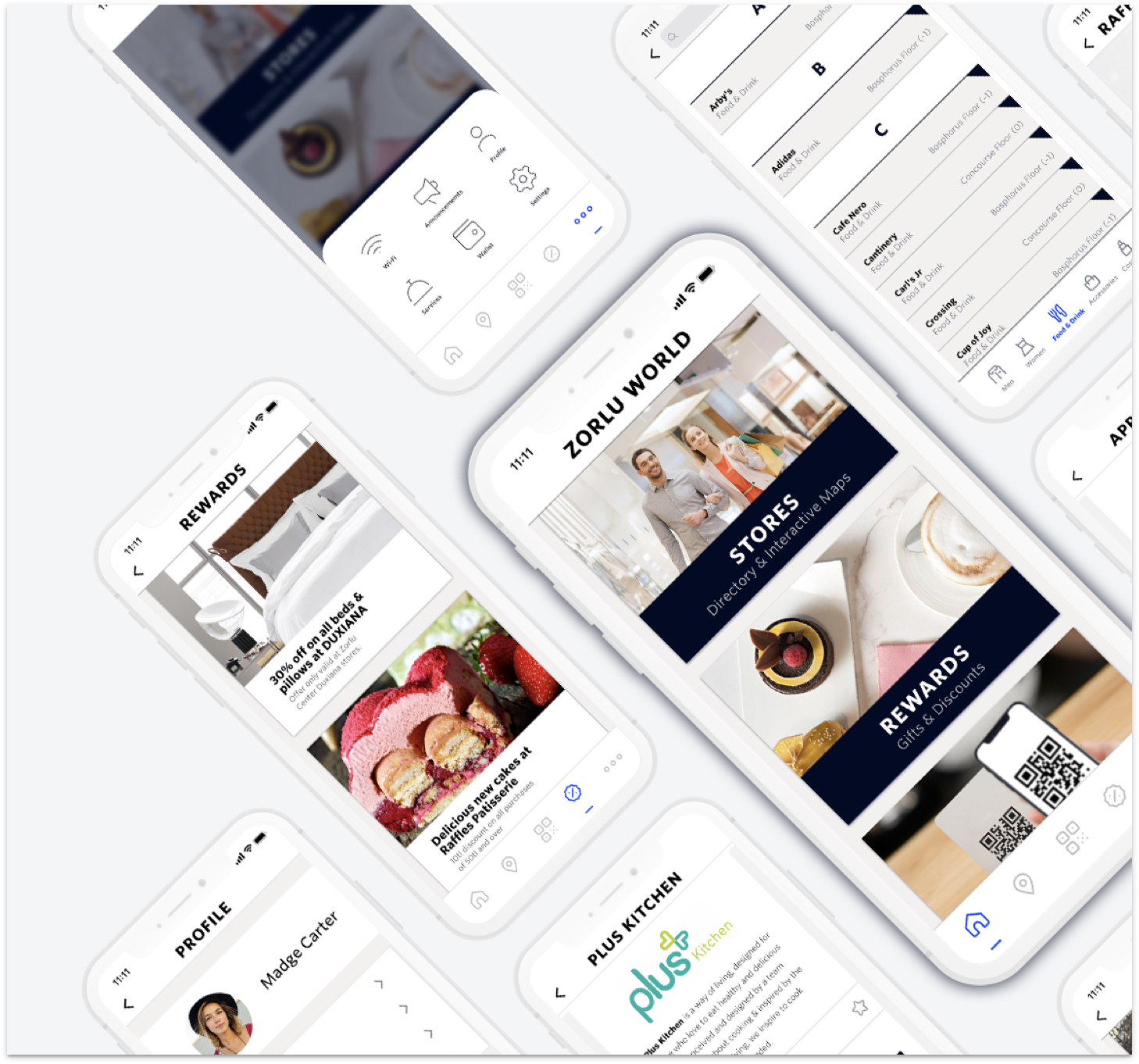 iOS screens
