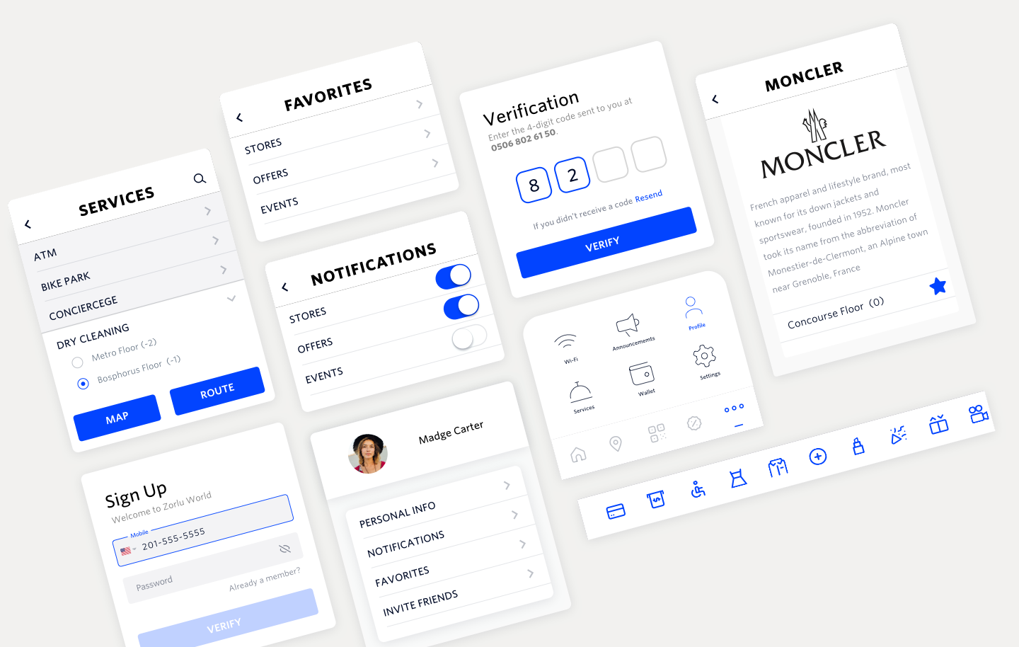 Components Used throughout App