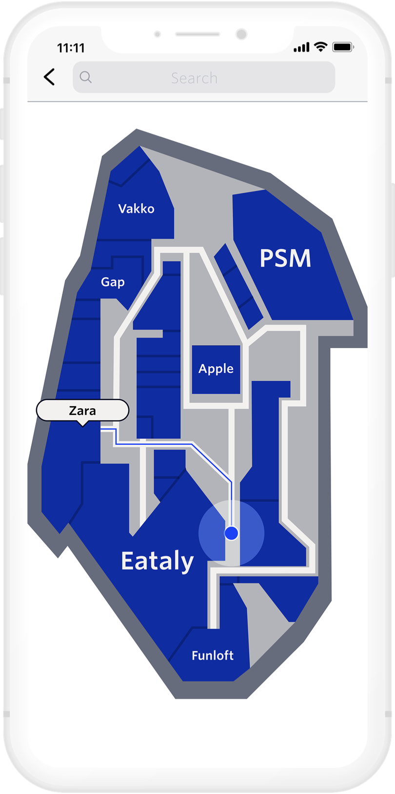 Map and Route Screen