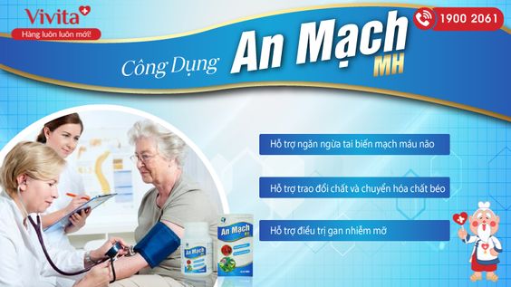 [HÀNG MỚI NHẤT] An Mạch MH -  Bí Quyết Giảm Mỡ Máu Và Gan
