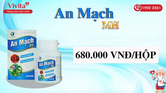 [HÀNG MỚI NHẤT] An Mạch MH -  Bí Quyết Giảm Mỡ Máu Và Gan