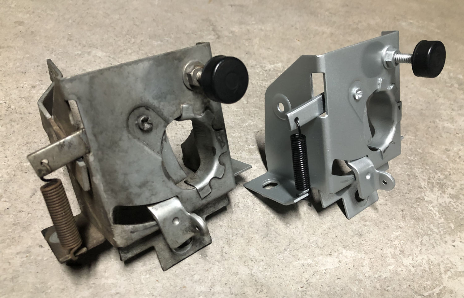 Restoring zinc-plated parts