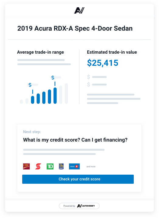 AutoVerify Trade-in Report