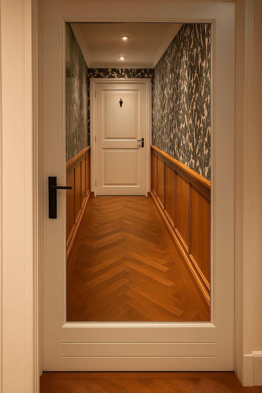 Glas in deurframe 