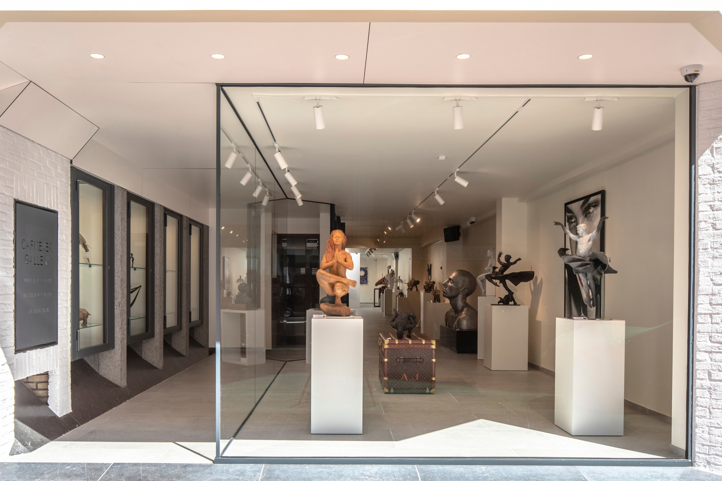 anti-reflective glass museums