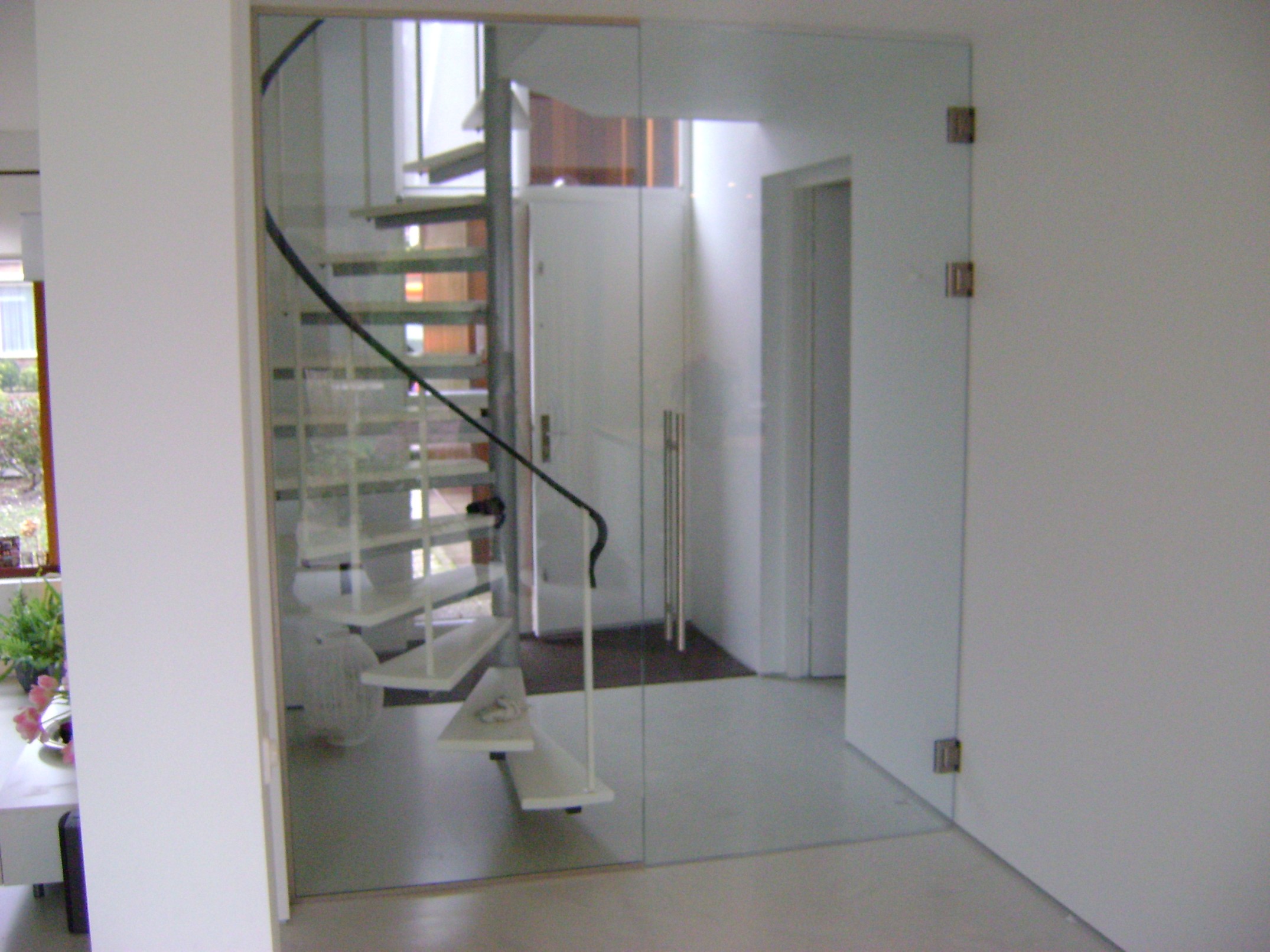 Glass interior doors