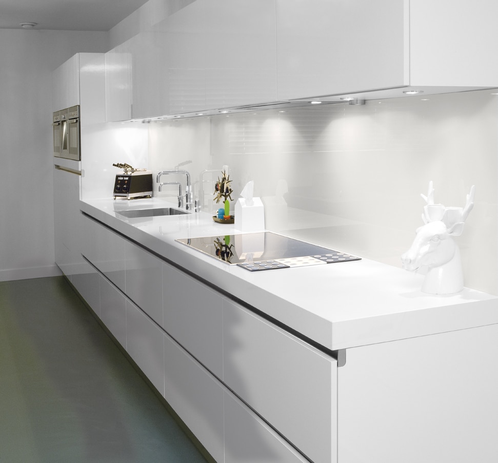 Glazen keukenachterwand Hilversum