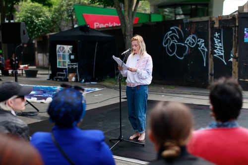 Nicole Bachmann performance with UP Projects, London, UK