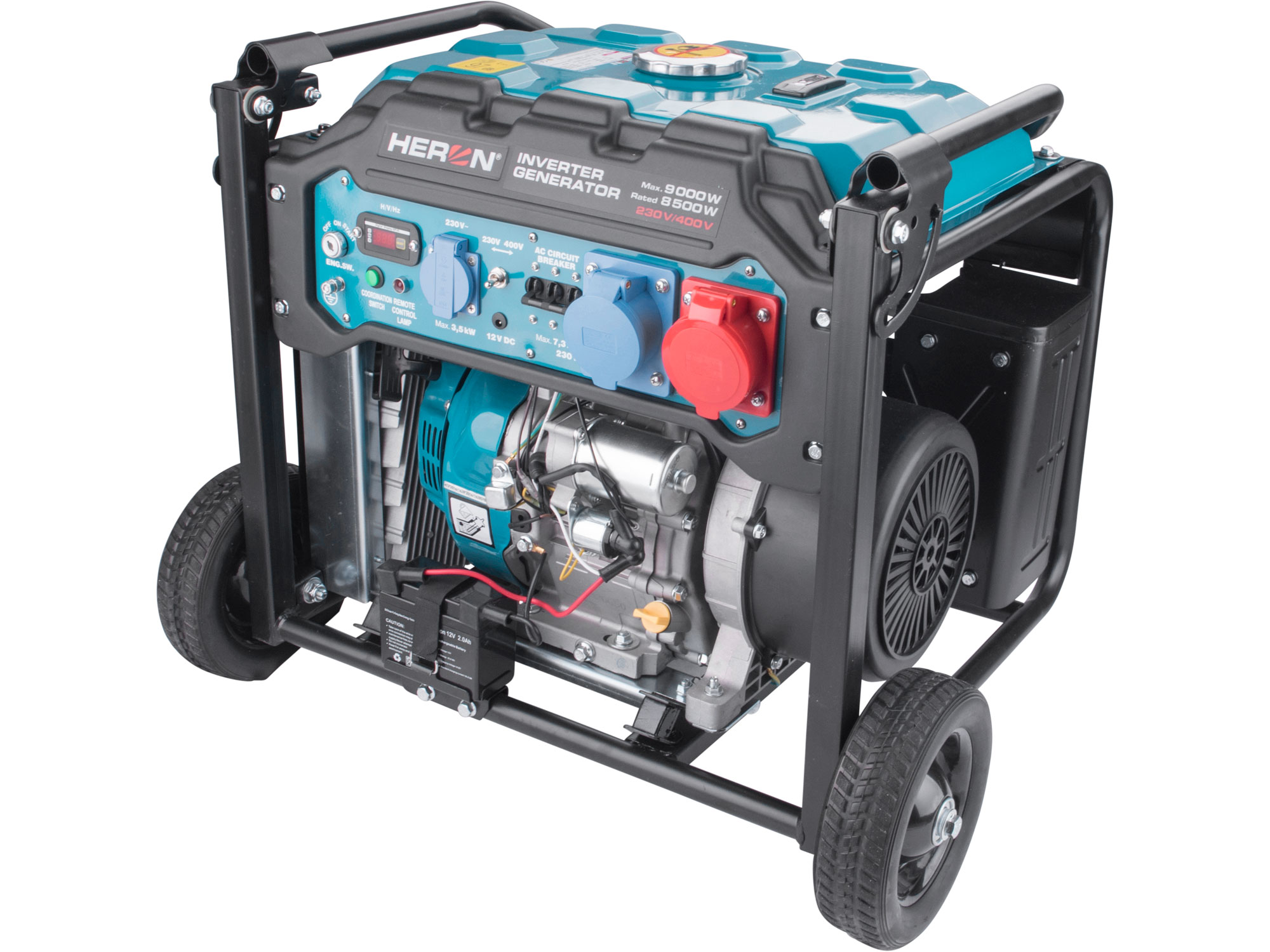 9kW Digital Inverter Multi-Fuel Generator with Remote Control