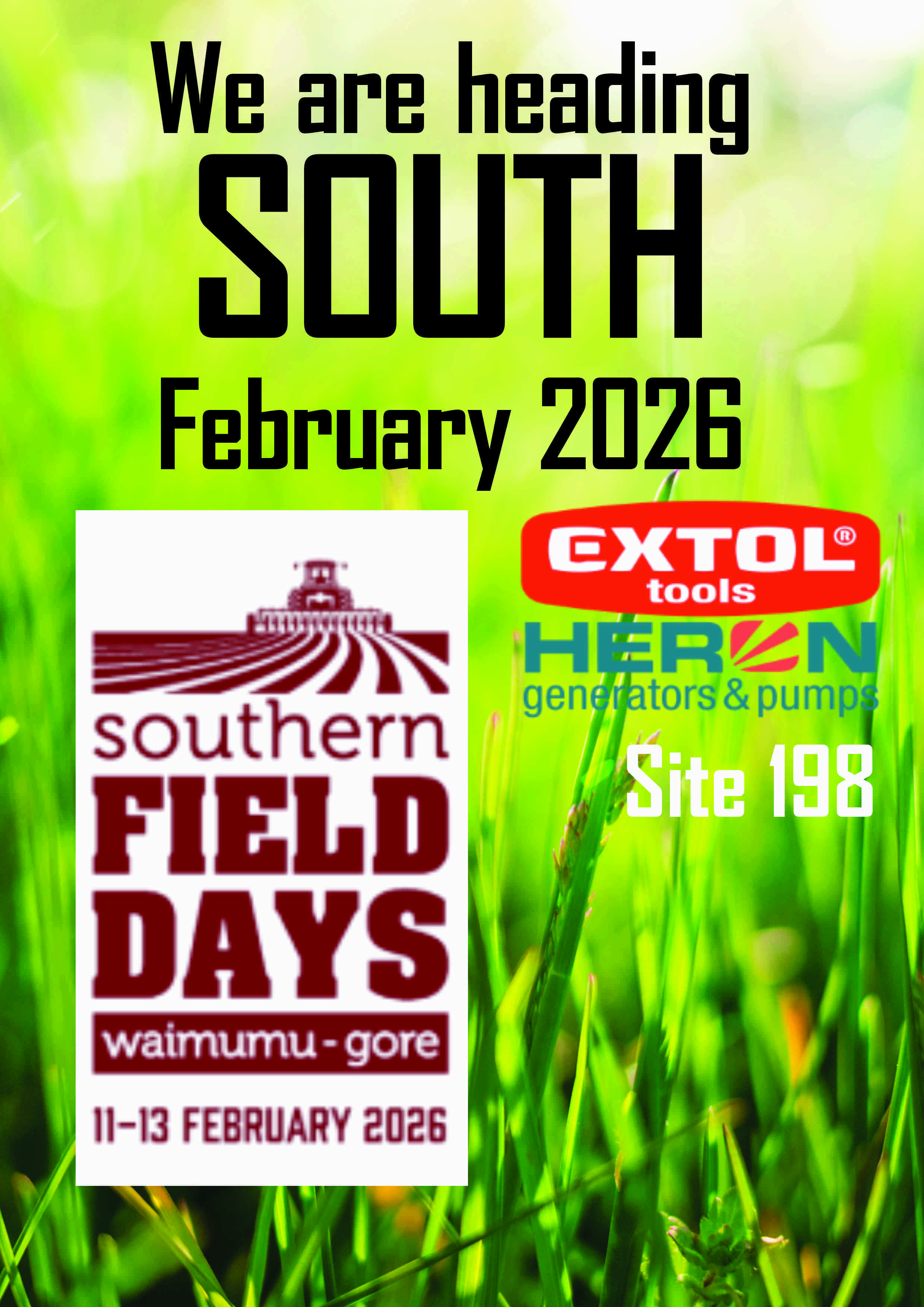 Visit us at Field Days Waimumu, Gore