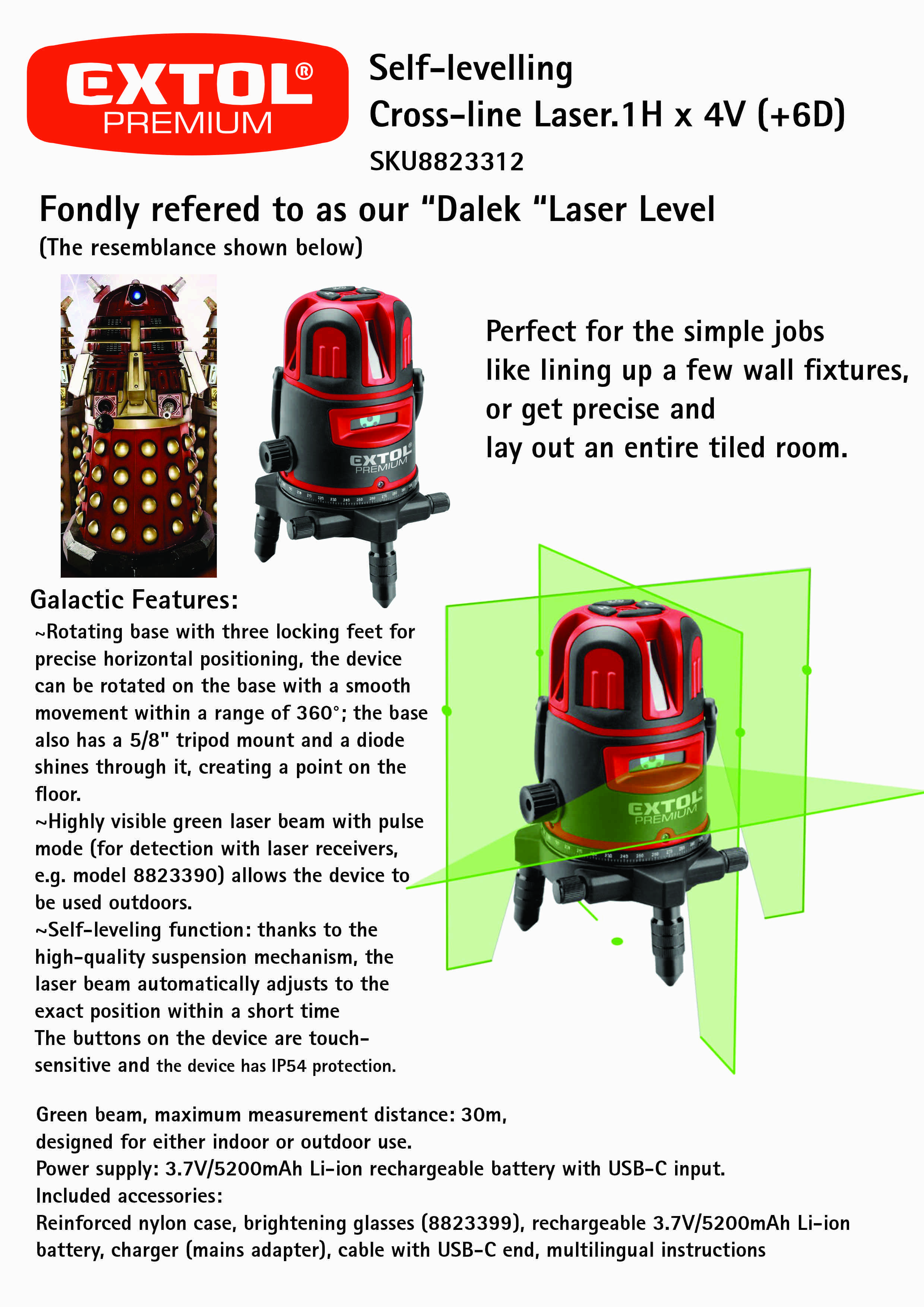 Introducing our "Dalek" Laser Level