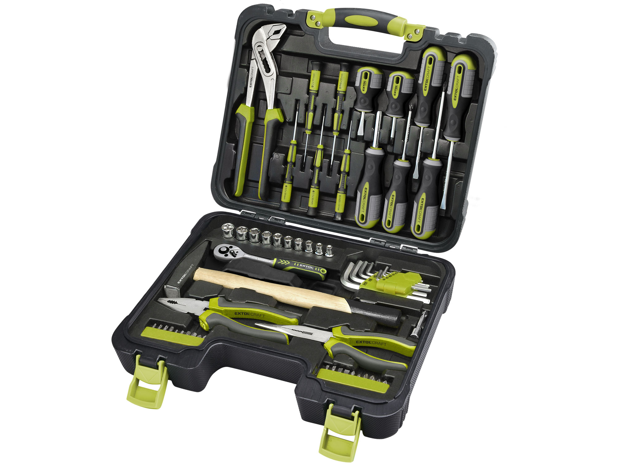tool set 57pcs, 1/4"