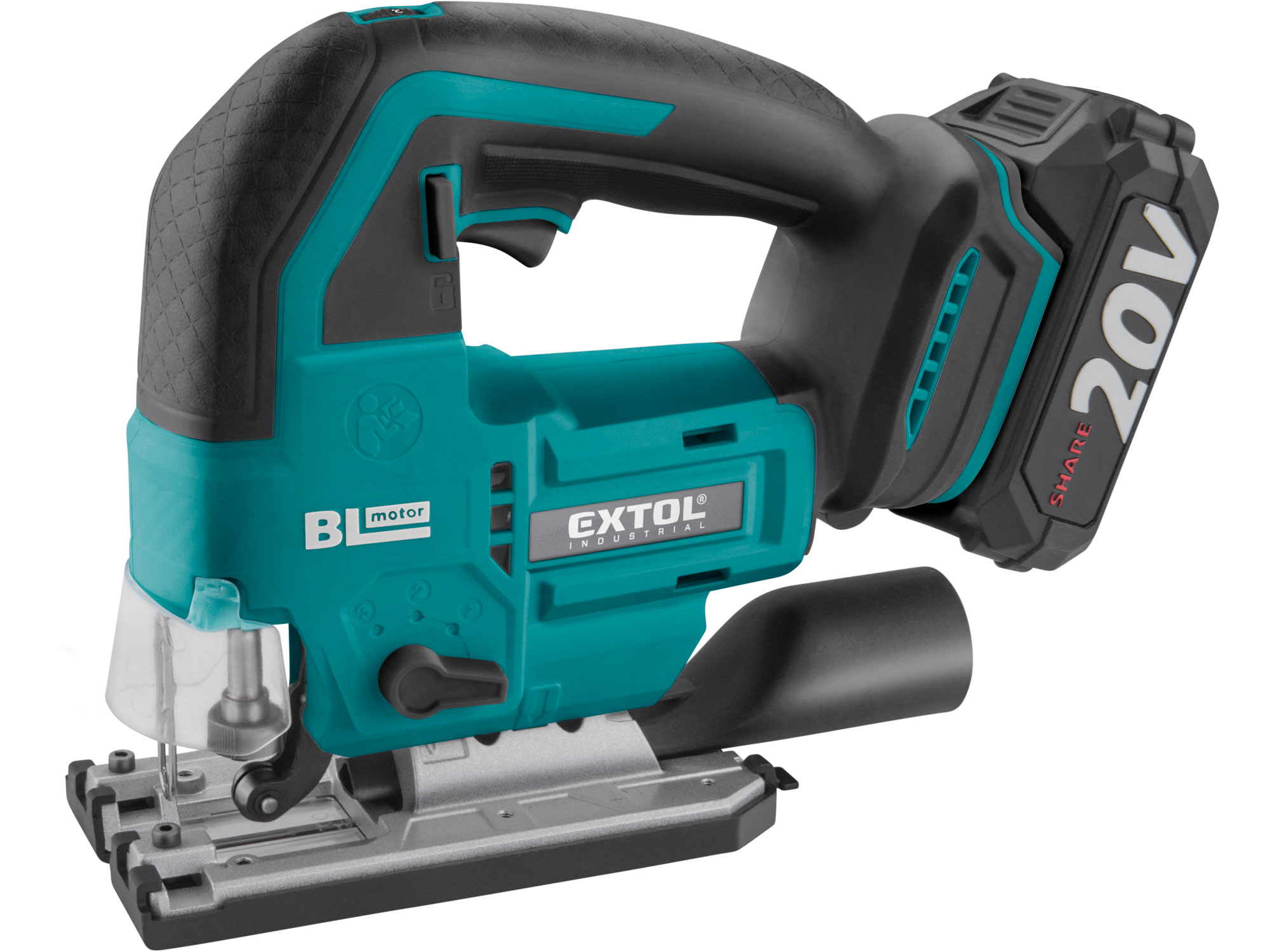 cordless brushless jig saw SHARE20V, 2Ah