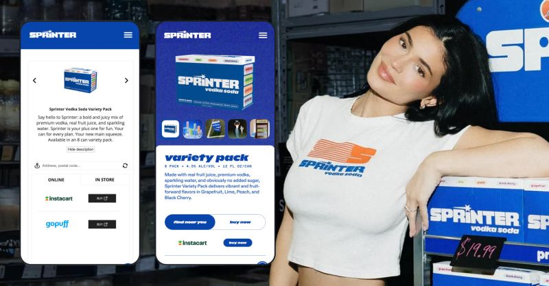 How Kylie Jenner's Sprinter Treats Its Website Like the Brand Flagship