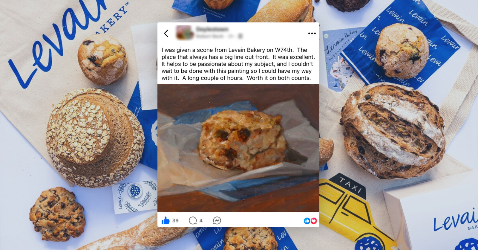 The Guy in My Local Facebook Group Who Painted a Levain Cookie
