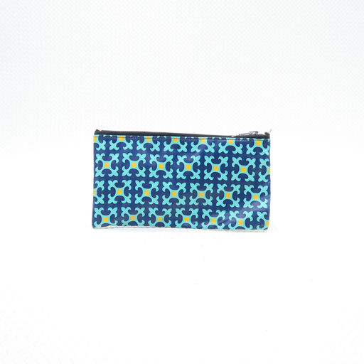 trousse / plumier bleu et vert 