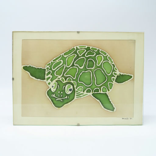 cadre avec dessin de tortue