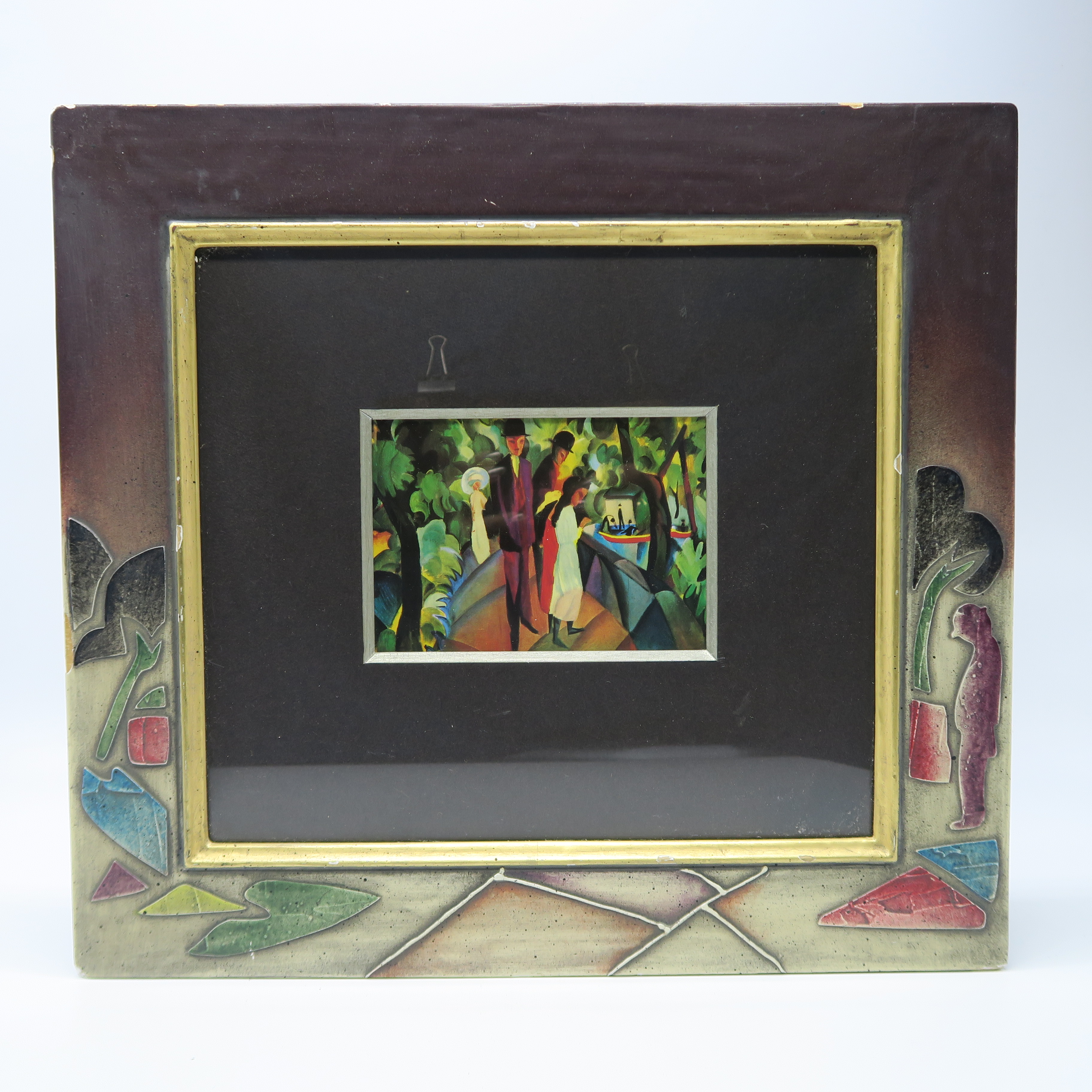 cadre coloré et impression de august macke 