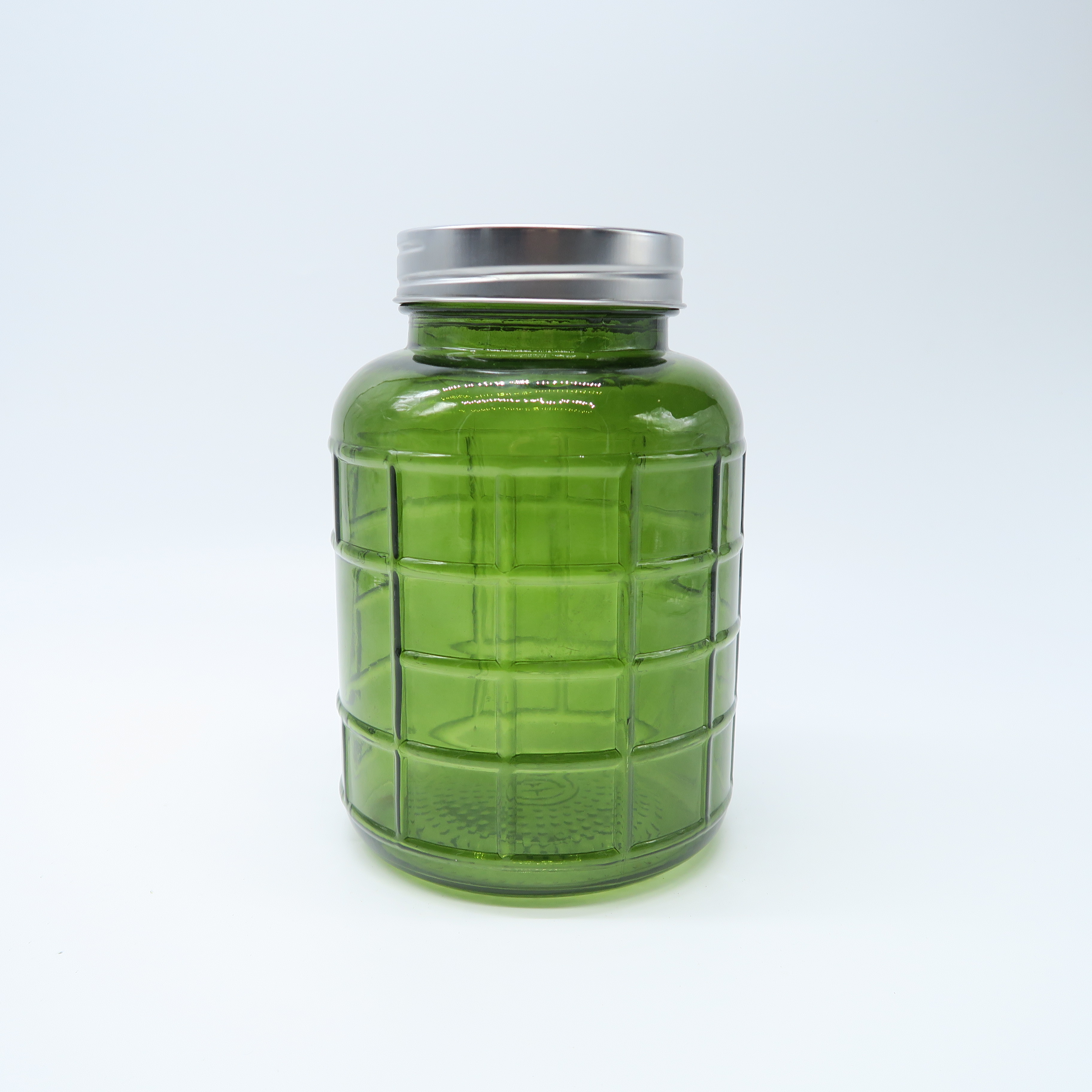 jarre en verre avec couvercle 