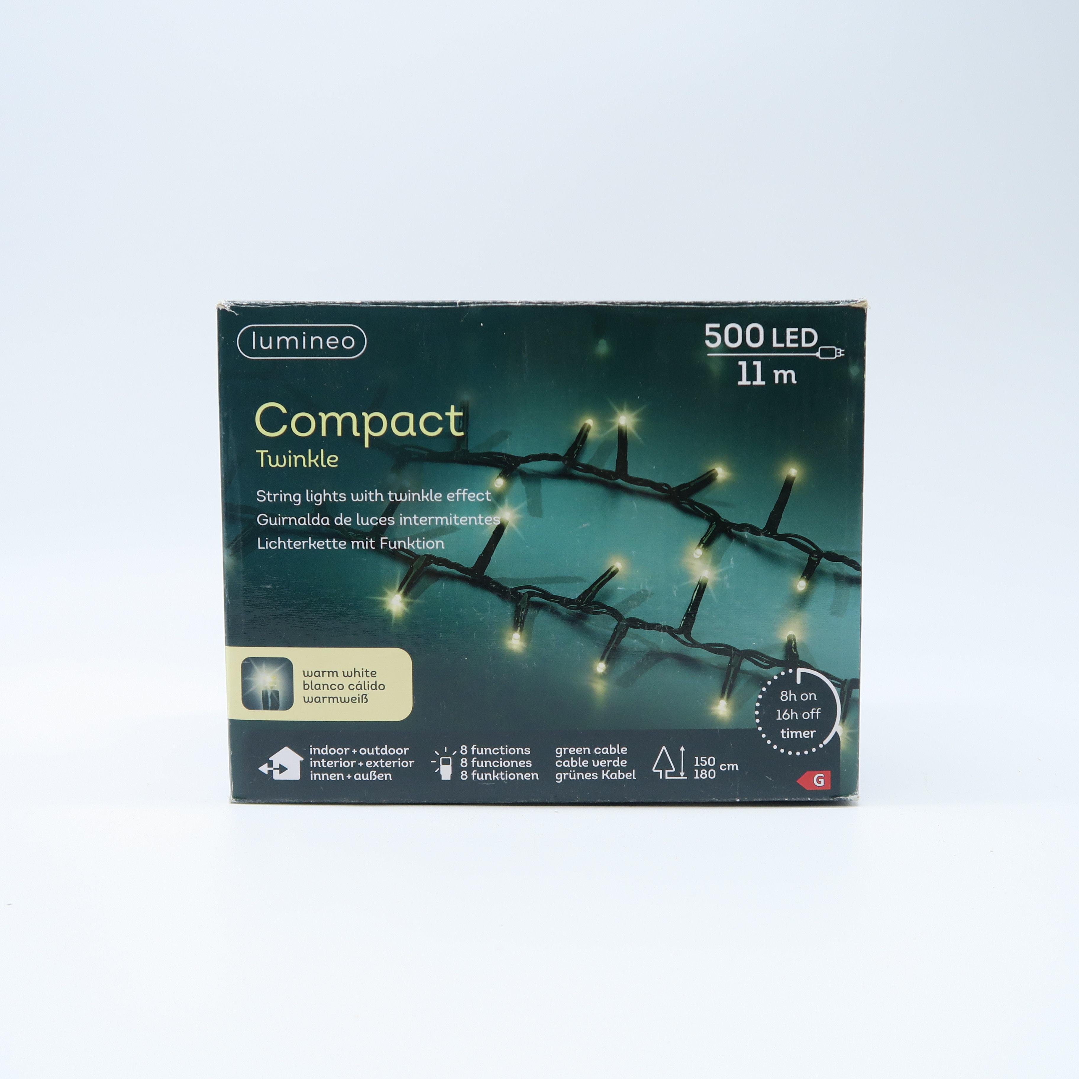 guirlande lumineuse scintillante 'compact lumineo'