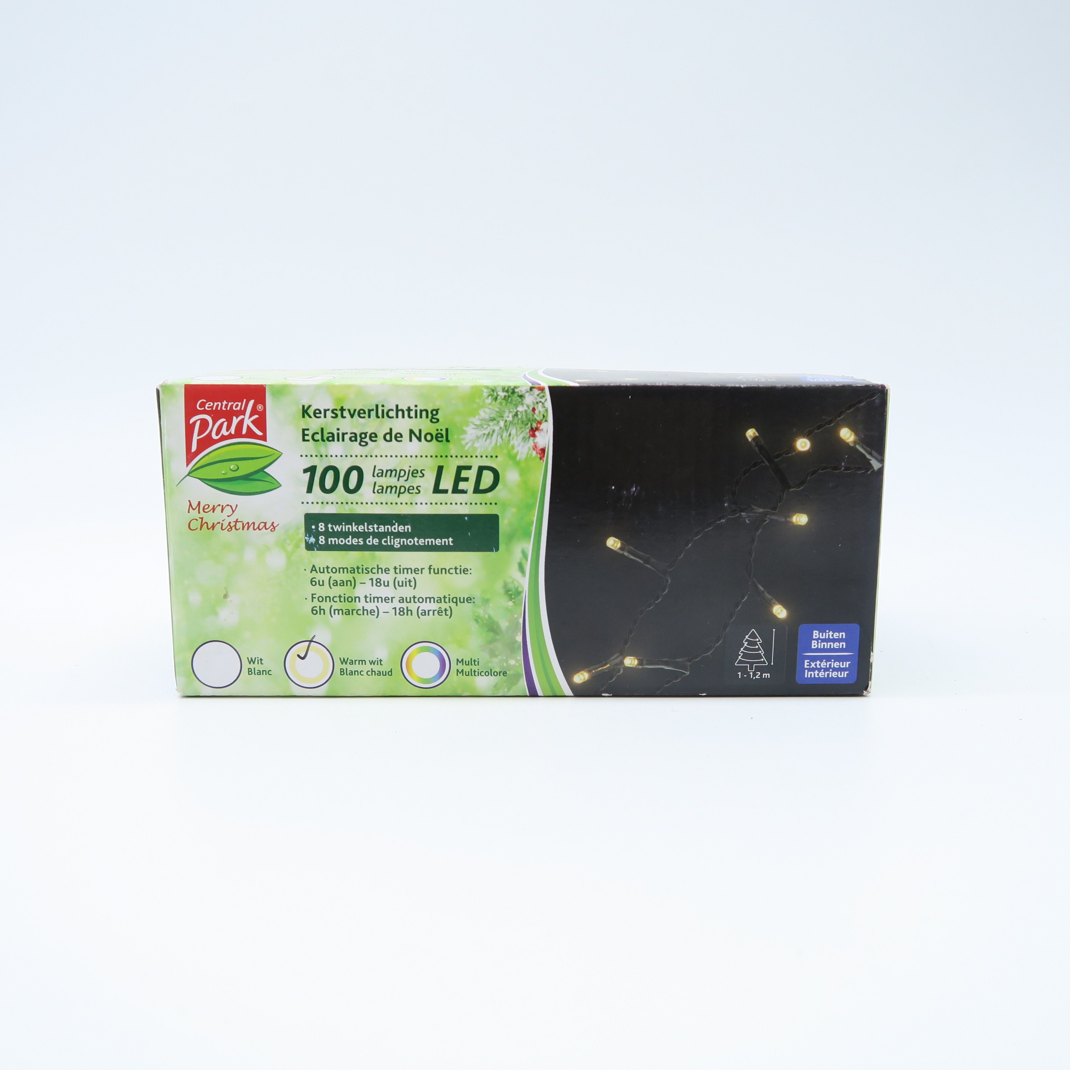 guirlande lumineuse scintillante à piles 'central park' 