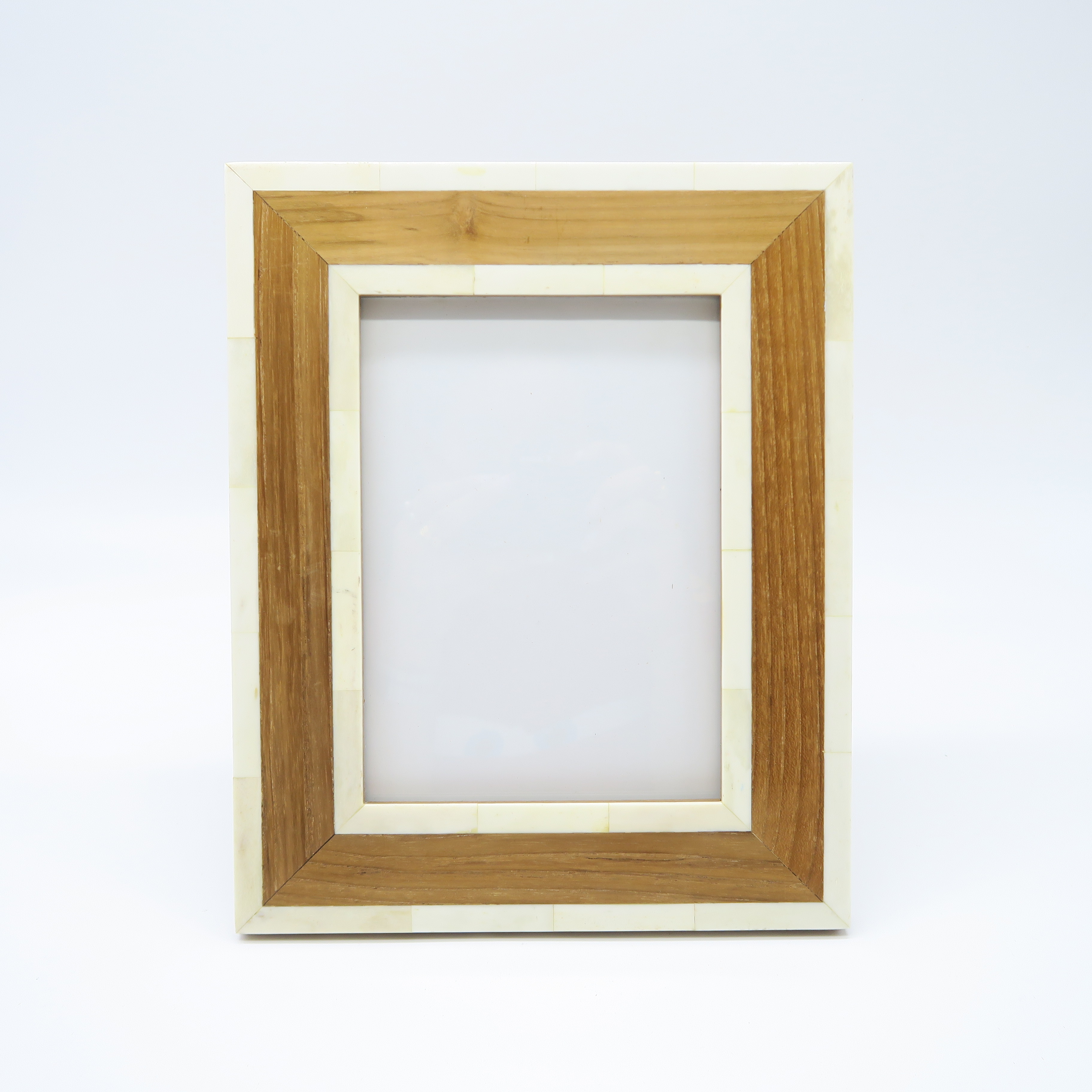 cadre à poser bois et ivoire (13x18)