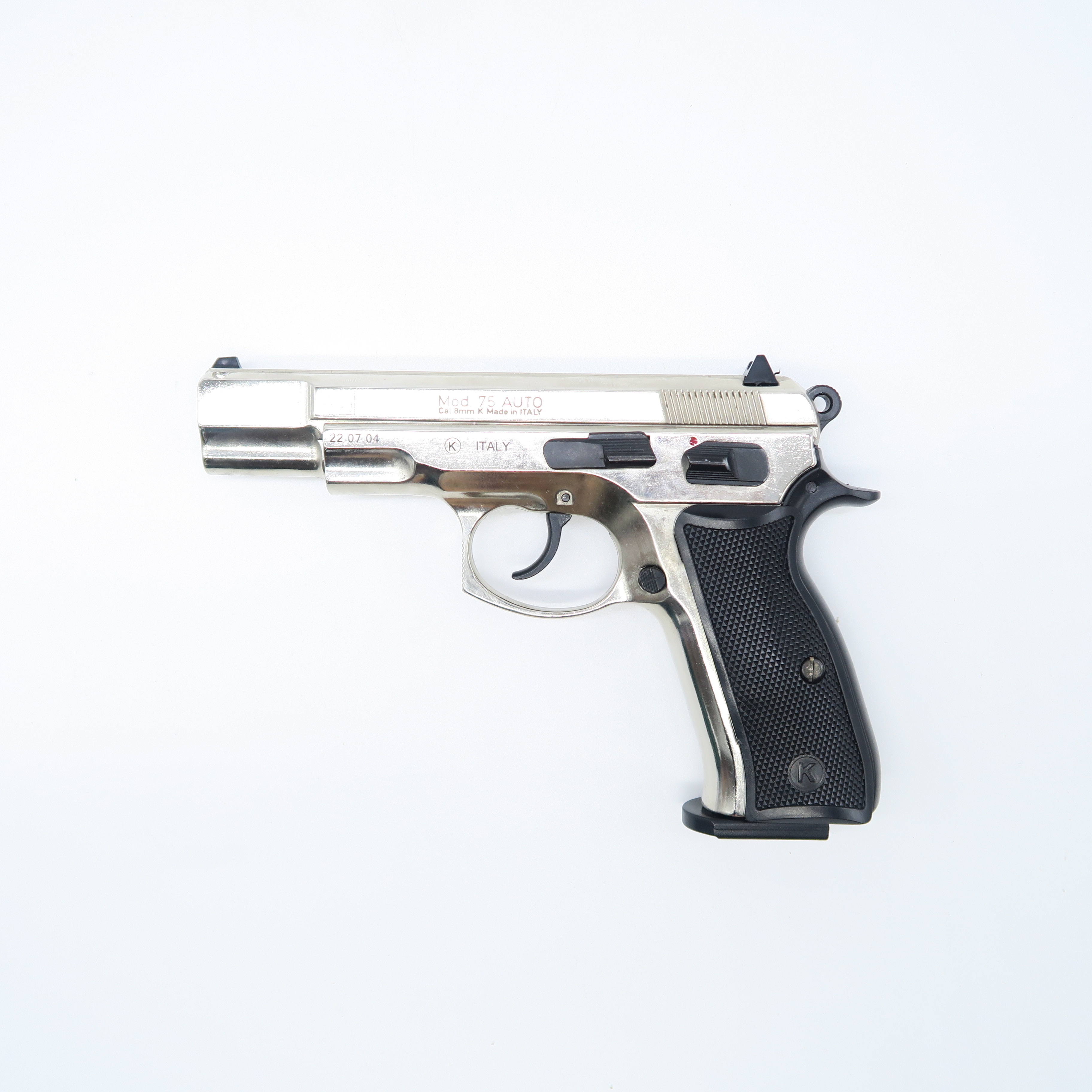 pistolet à blanc 'kimar cz75' avec sa mallette