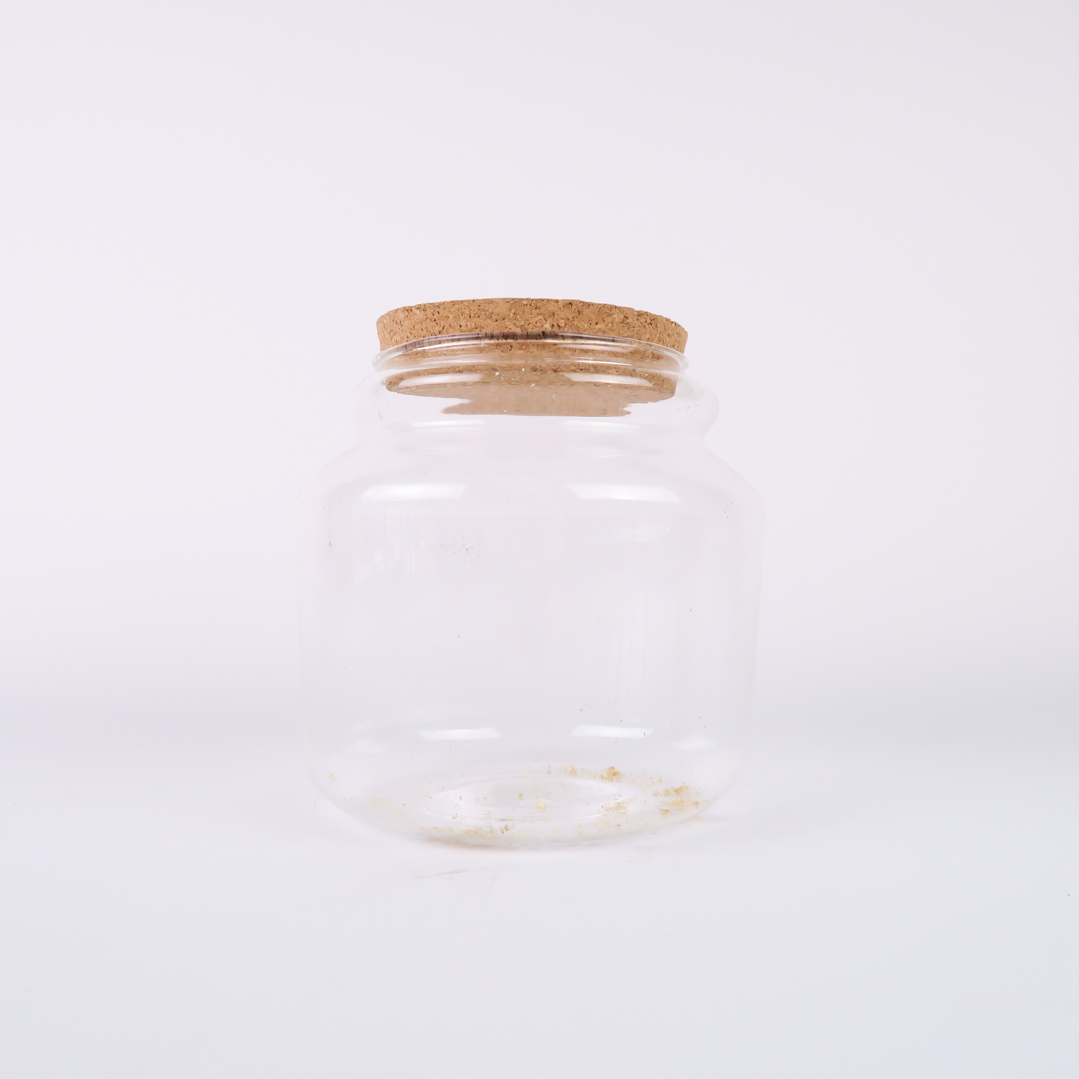 bocal en verre et capuchon en liège