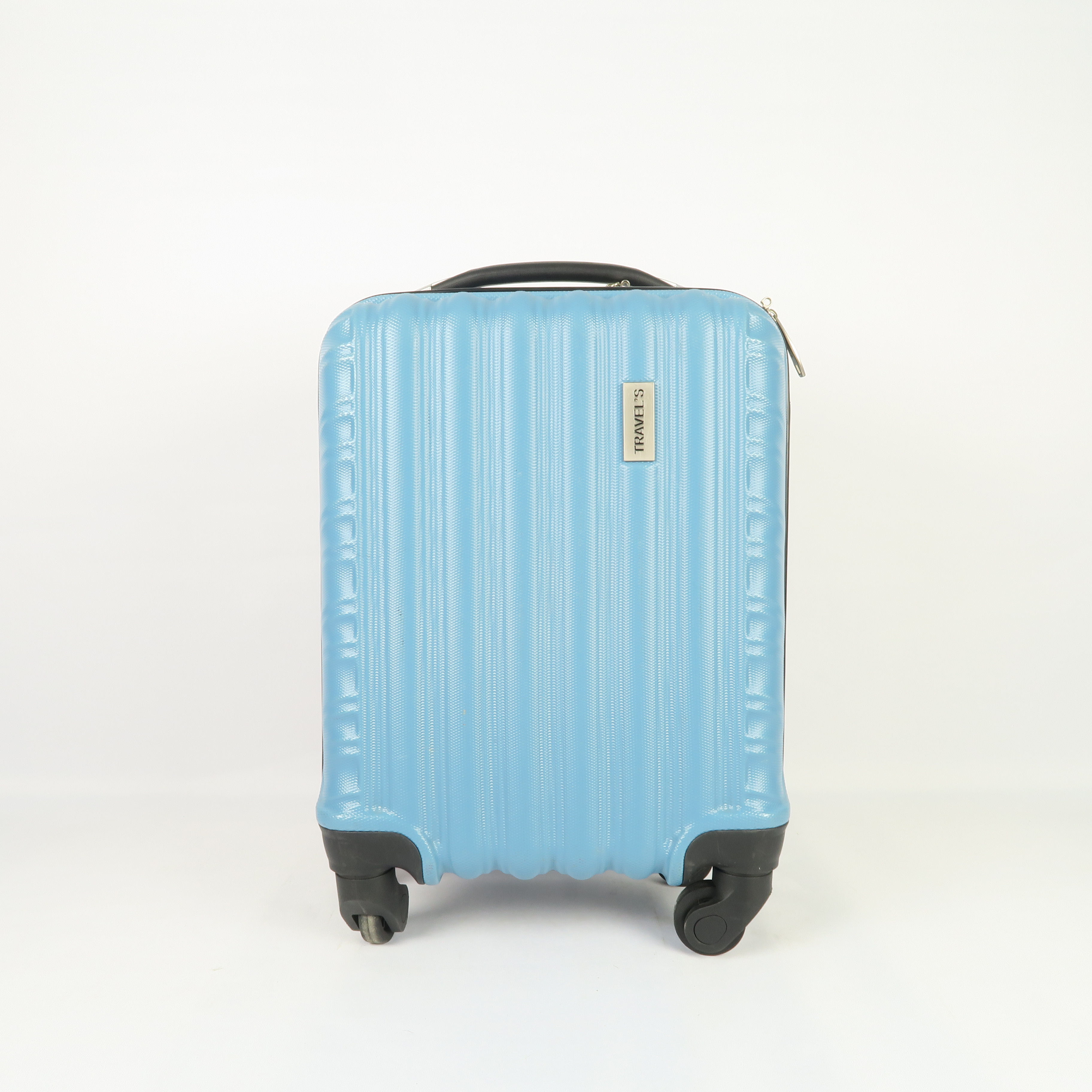 valise cabine rigide bleue claire