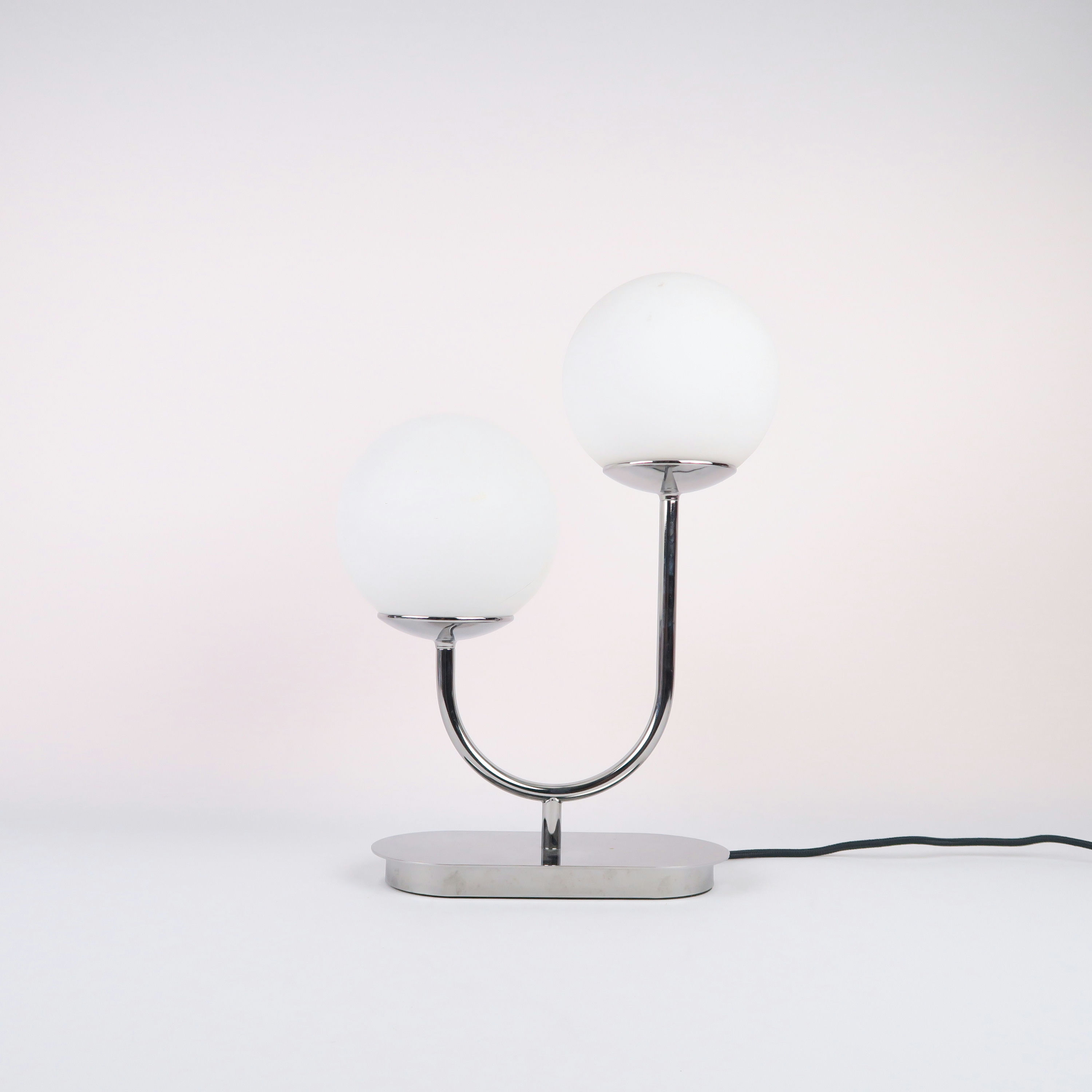 lampe boules support métallique