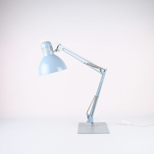 lampe de bureau bleue