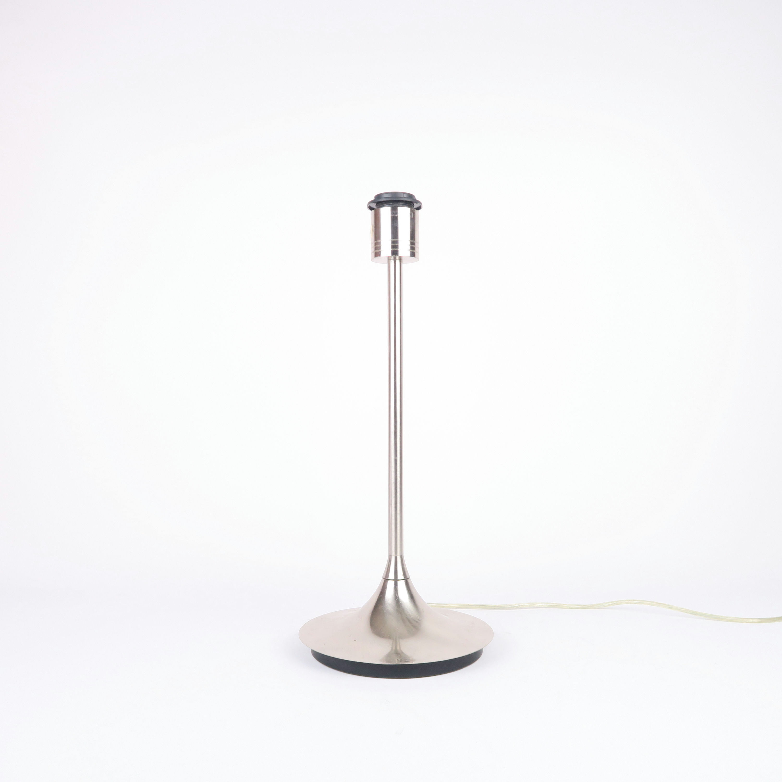 pied de lampe métallique socle rond