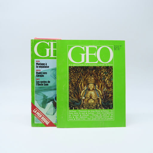 magazine 'géo' années 1980 à 1990 