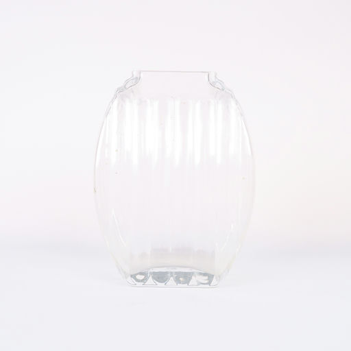 vase en verre transparent 