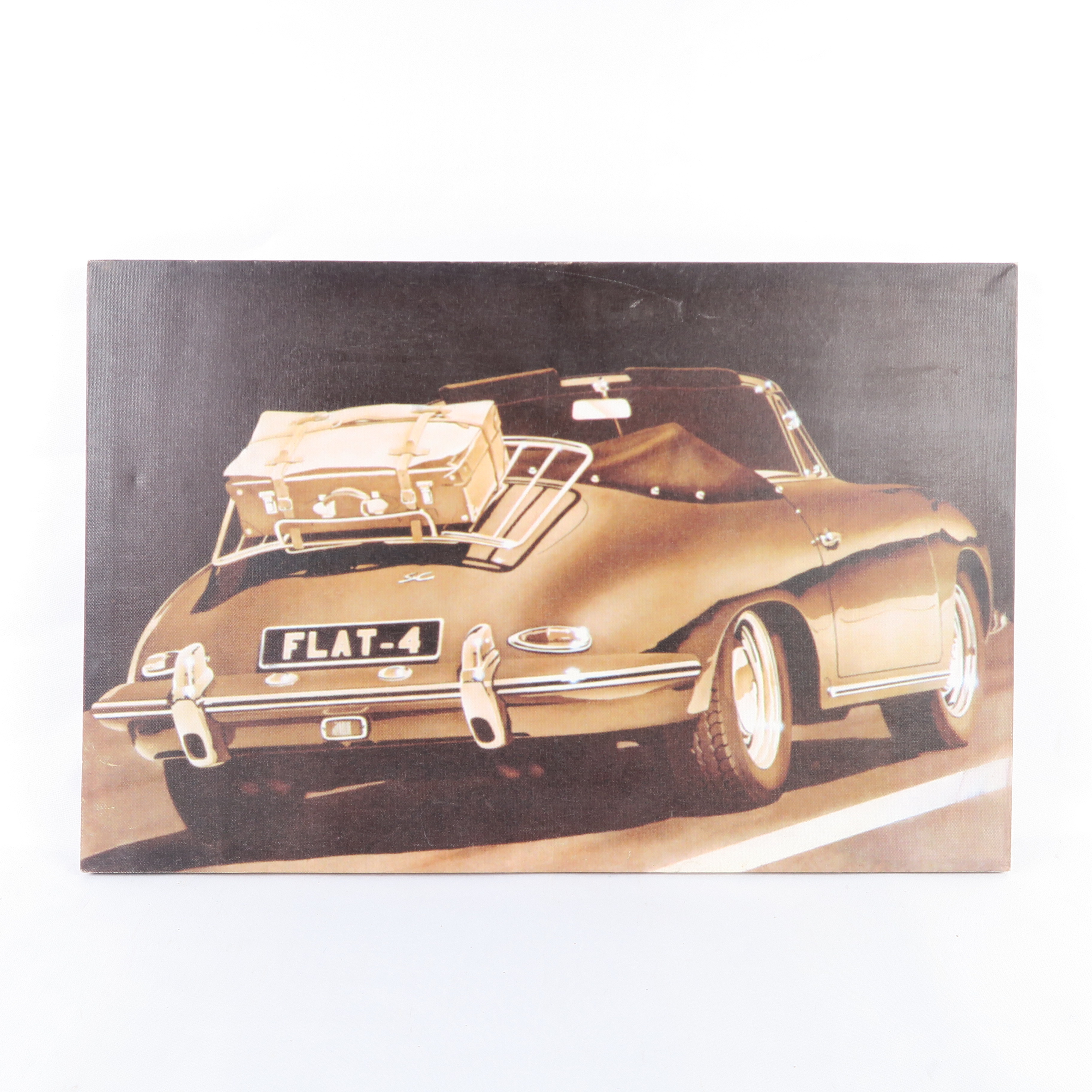 impression sur toile d'une ancienne voiture 