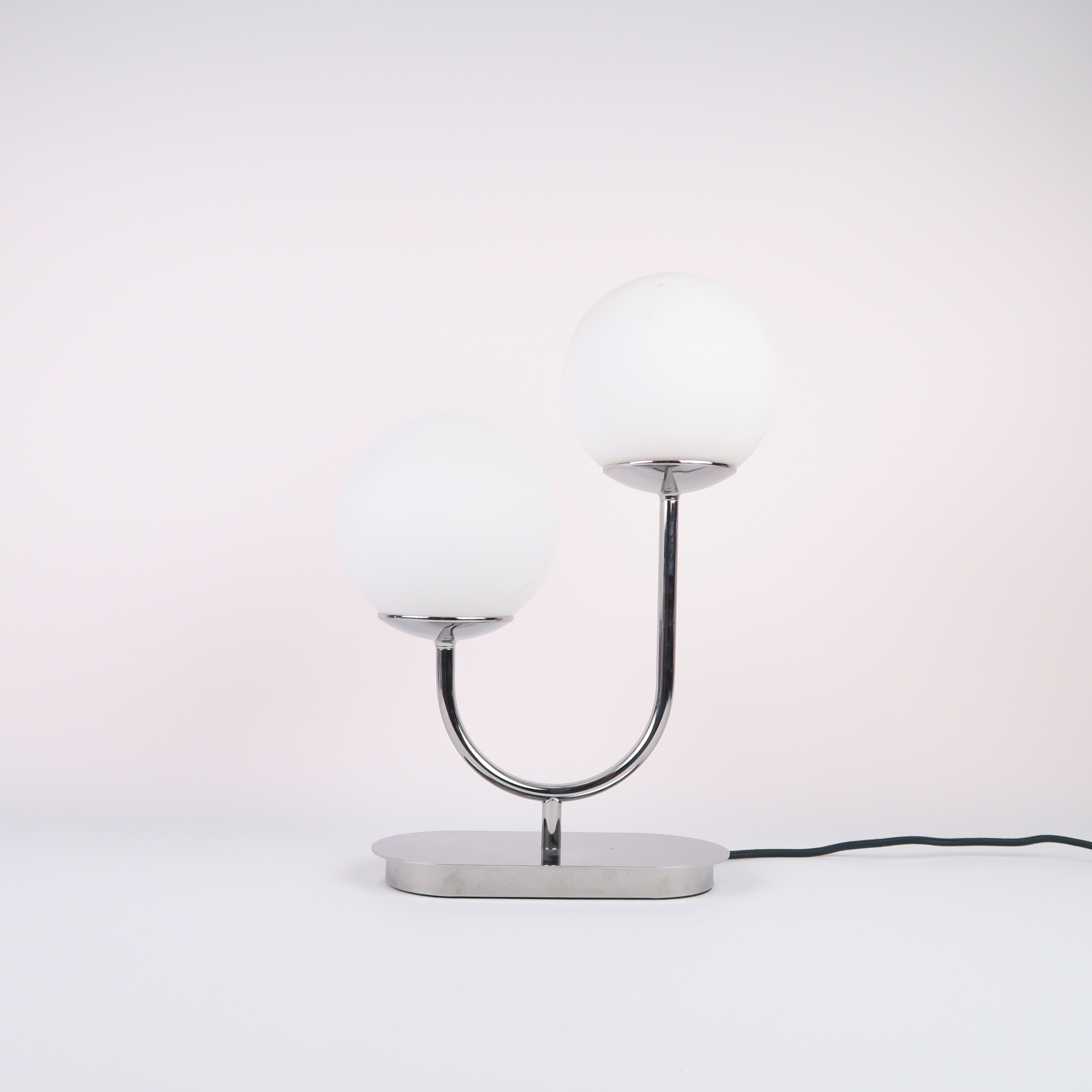 lampe boules support métallique
