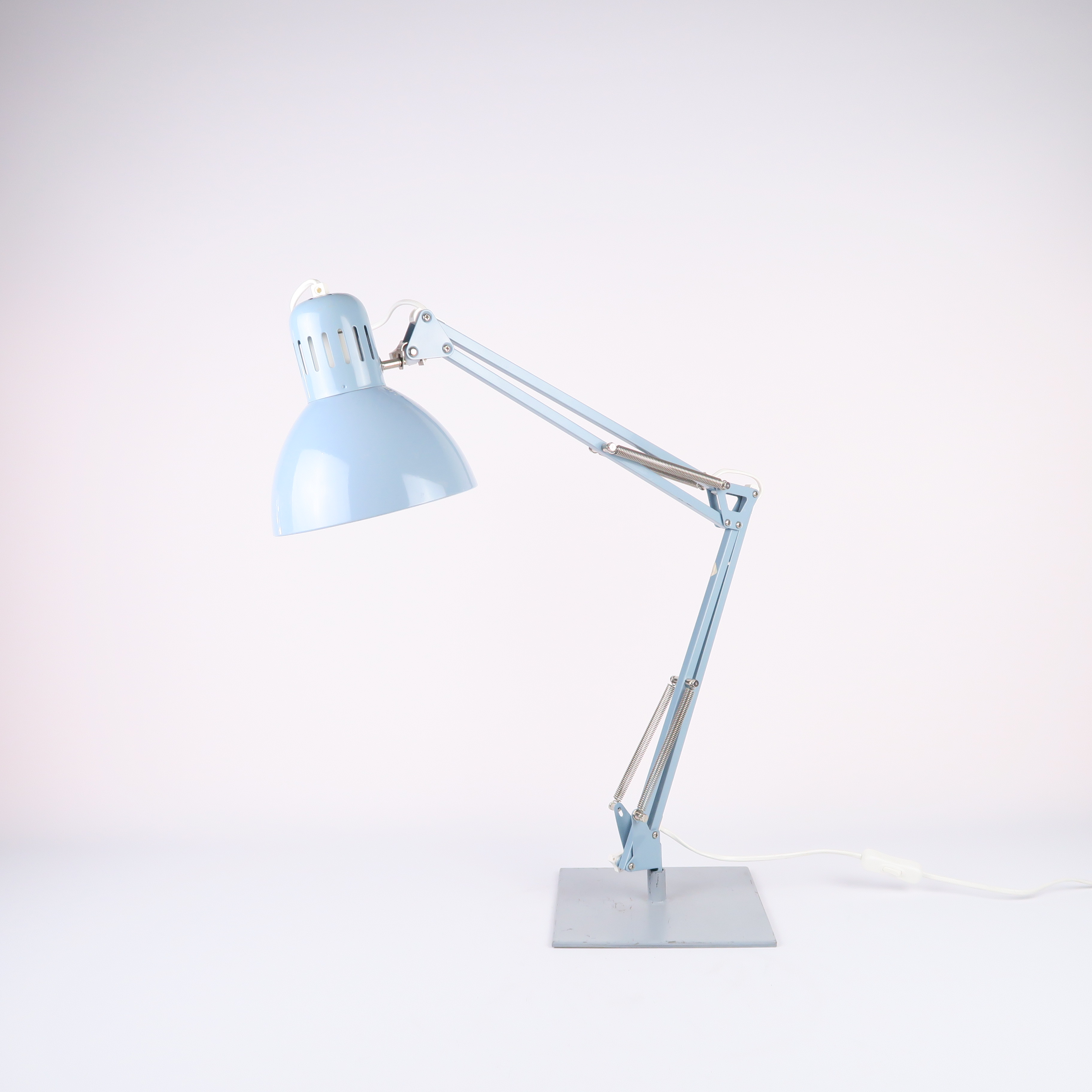 lampe de bureau bleue