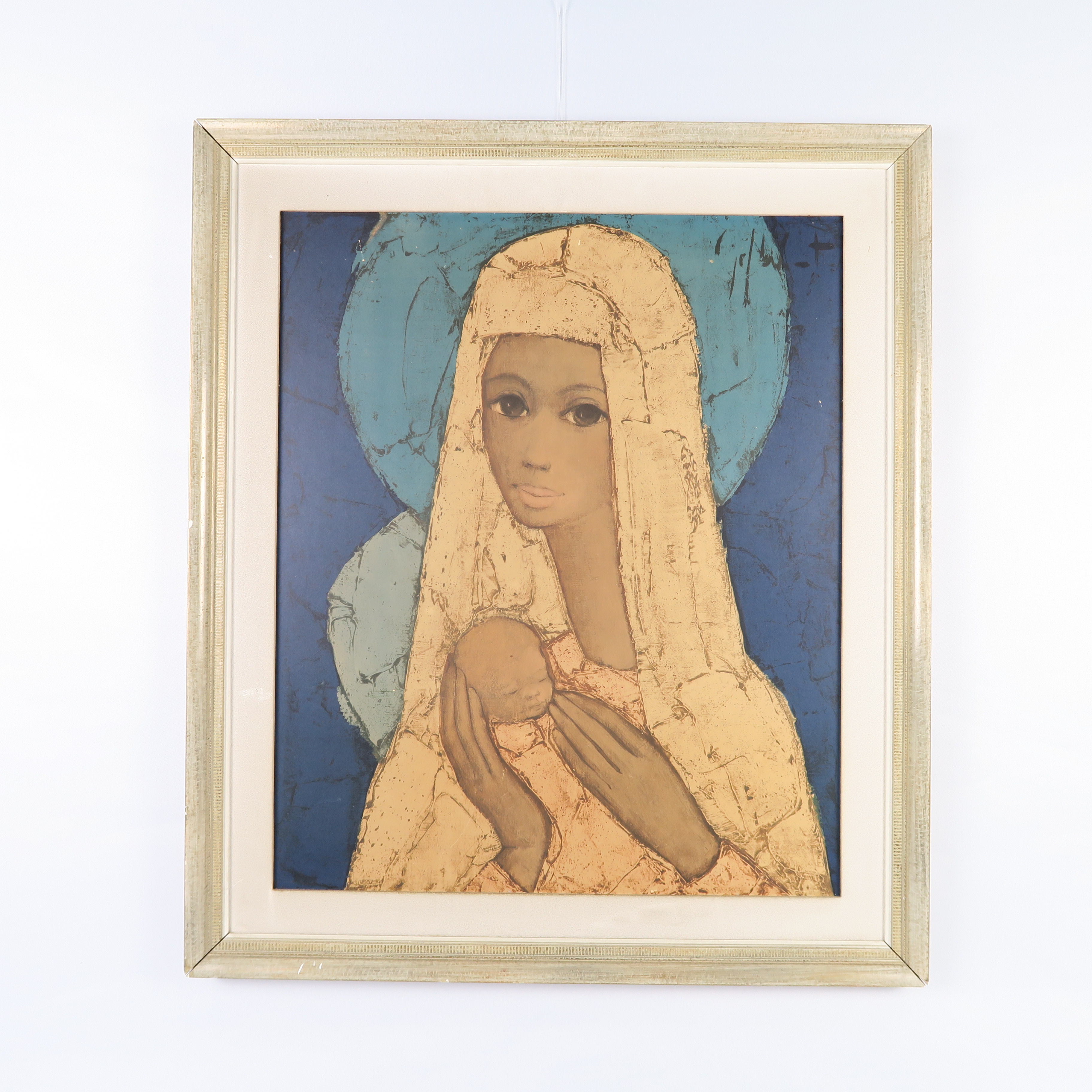 cadre beige de la vierge 'jef wauters' 