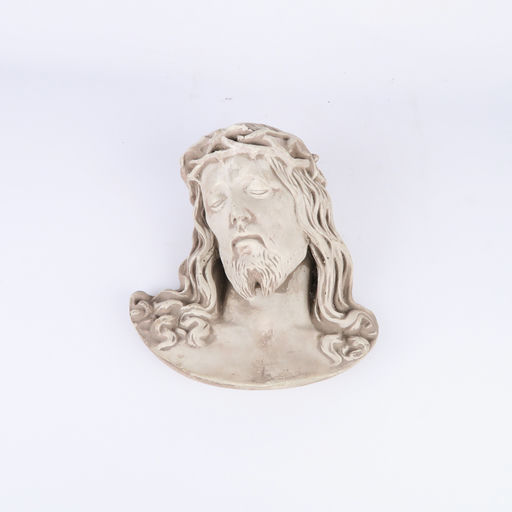 visage du christ couronné d'épines