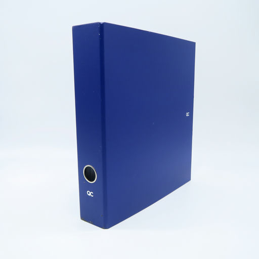 classeur A4 bleu cobalt  'quattro colori'