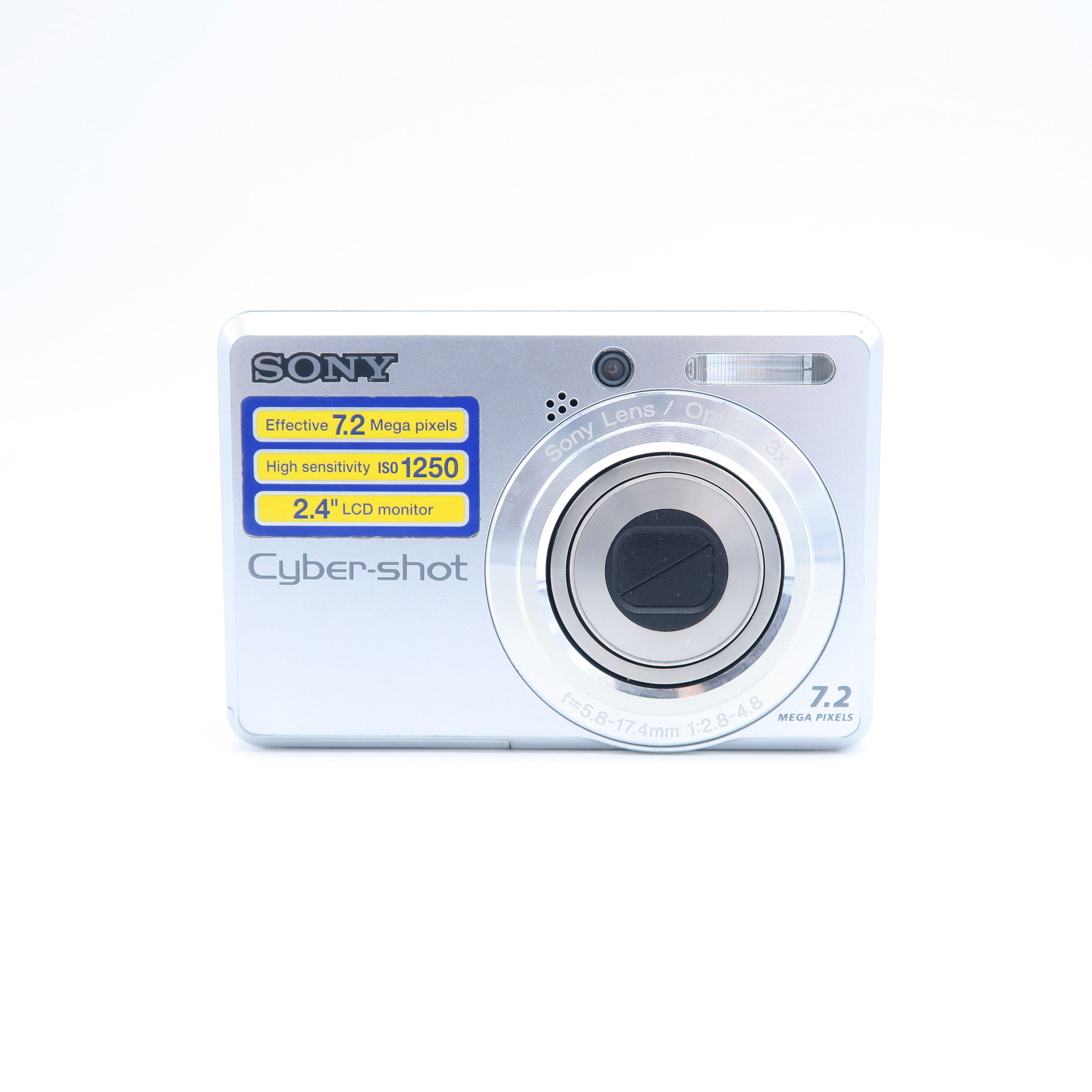 appareil photo 'sony cyber-shot' avec son étui et chargeur