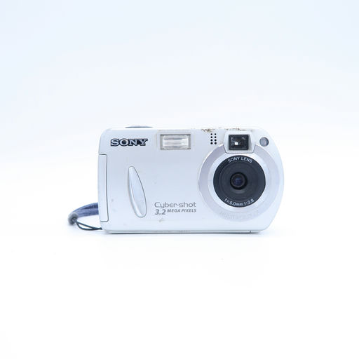 appareil photo argenté 'sony cybershot'