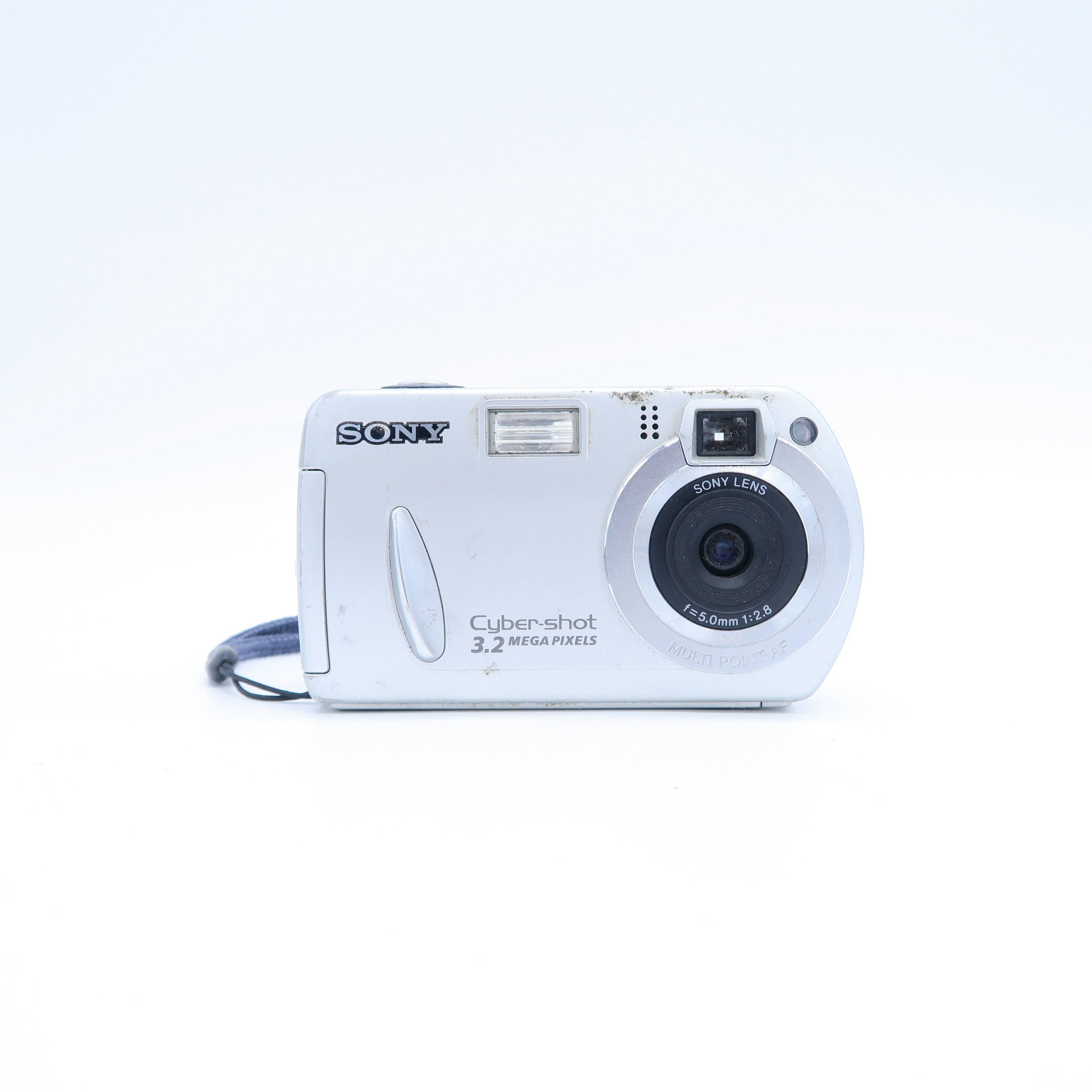 appareil photo argenté 'sony cybershot'