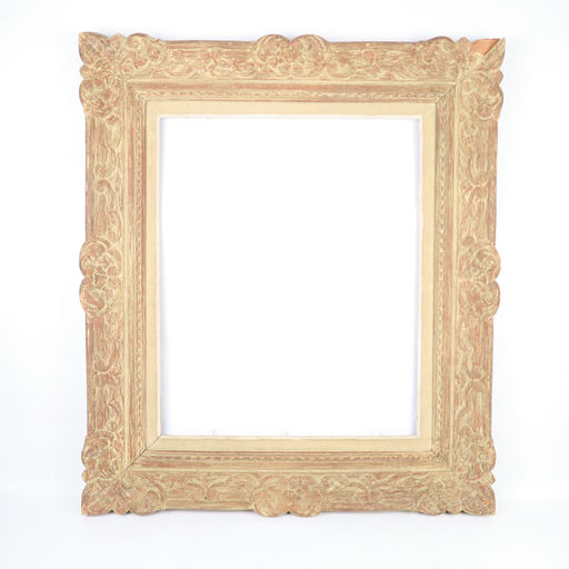 cadre moulure en bois clair (56x46)