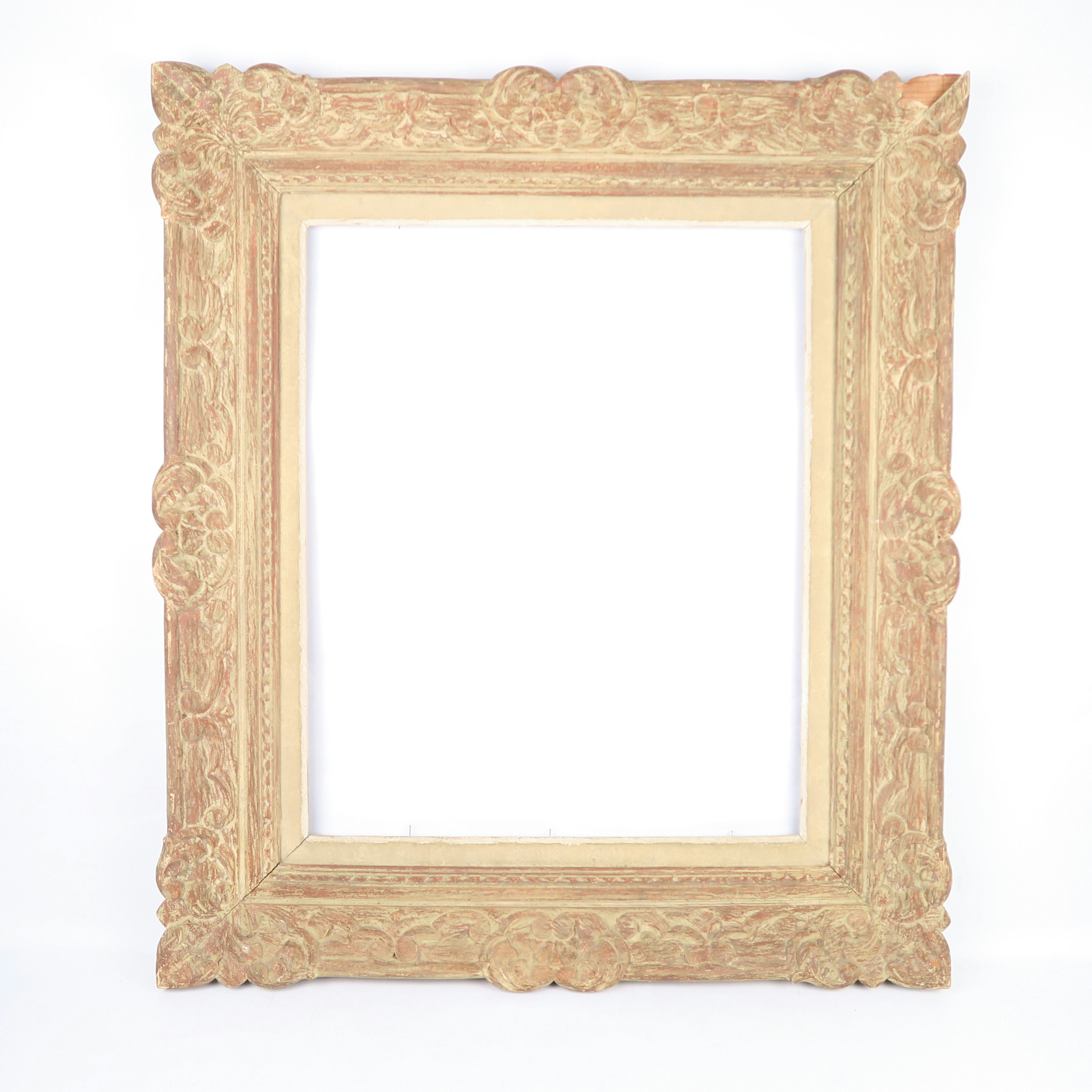 cadre moulure en bois clair (56x46)