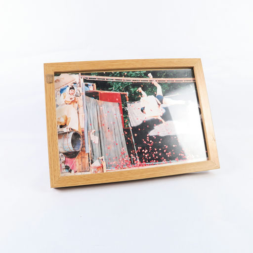 cadre à poser en bois clair avec photographie (20x29,5)