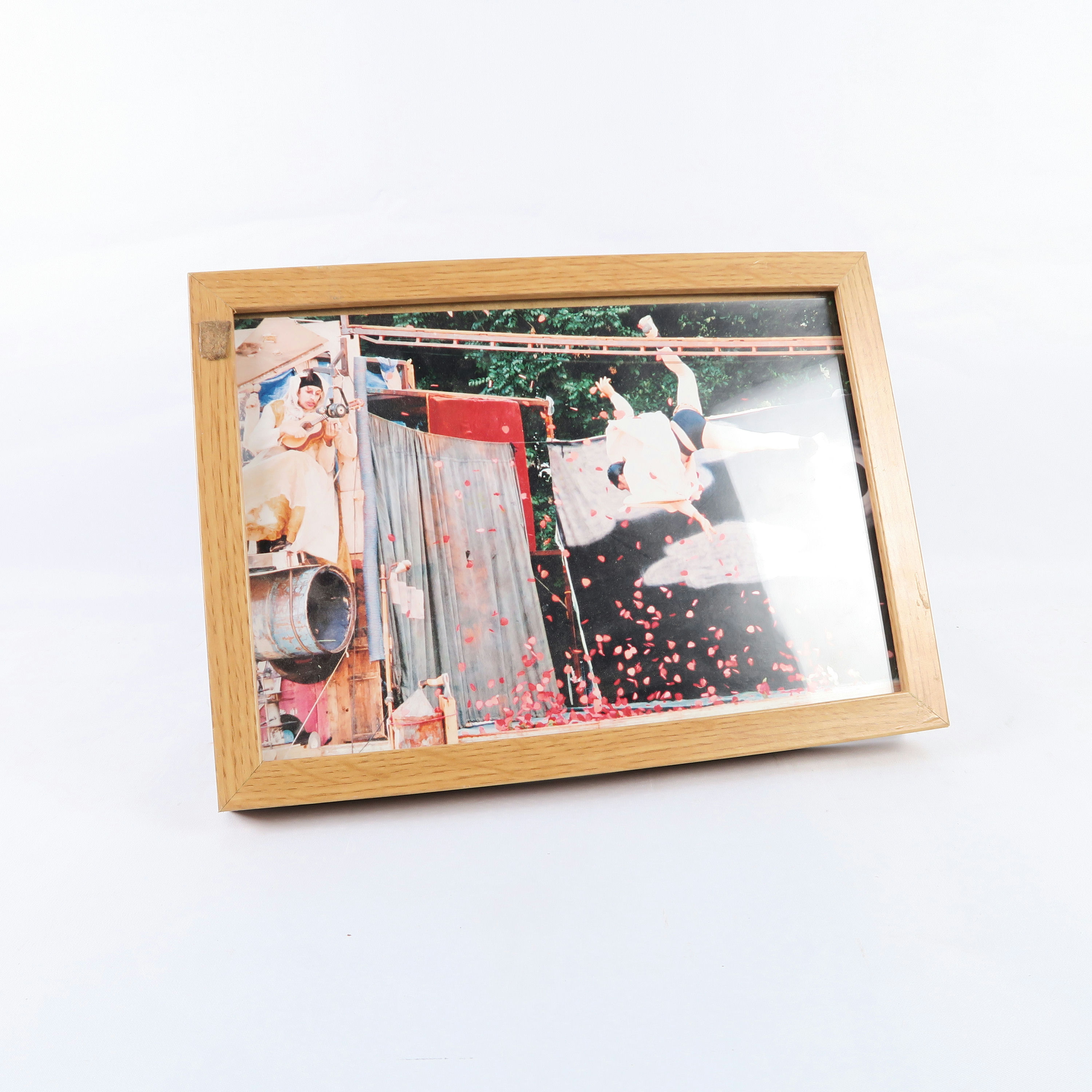 cadre à poser en bois clair avec photographie (20x29,5)