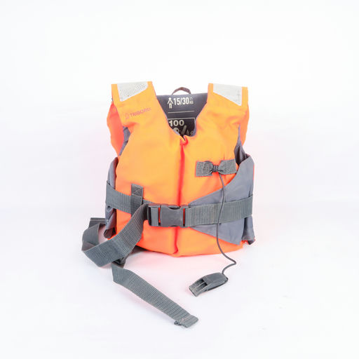 gilet de sauvetage enfant orange
